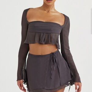 House of CB 2-Piece Set | Athena Top + Clarice Mini Skirt